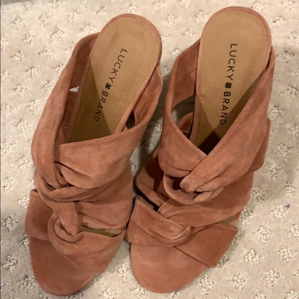 Lucky Brand slide on heel